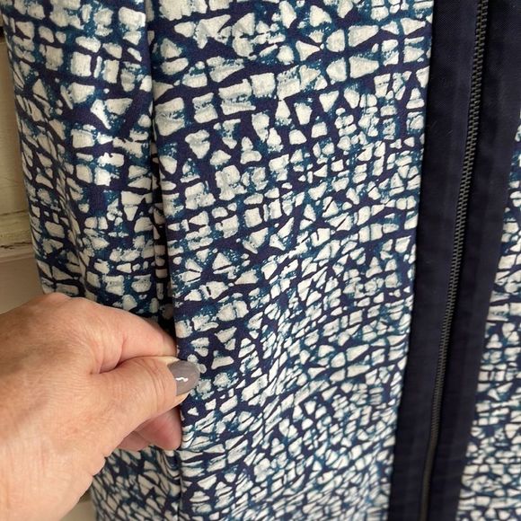 Tory Burch Ponte Blue A line shift dress XS - Picture 5 of 8